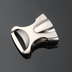 Hebilla de Liberación Lateral de Aleación de Zinc Plateada, Accesorio para Bolsos, Anillo en D Ajustable para Mochilas y Bolsas Escolares - Product Image 3