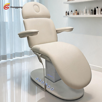 Table de massage électrique la plus vendue, lit de spa au design innovant avec commande au pied pour salons de beauté et instituts de beauté