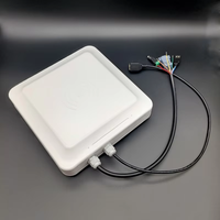 Lector de Tarjetas RFID UHF de 7dbi, 2 a 6 Metros de Alcance, Lector de Control de Acceso de Largo Alcance, USB, Lector/Escritor Inteligente Sin Contacto de Larga Distancia