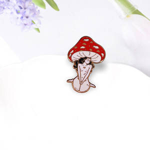 Mignon Rouge Champignon Fille Broche Forêt Naturelle En Laiton Badge Émail <span class=keywords><strong>Pin</strong></span> Pour Chapeaux-Acheter Émail <span class=keywords><strong>Pin</strong></span> Pour Chapeau - Product Image 2