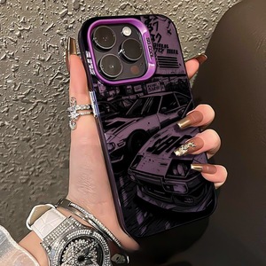 <span class=keywords><strong>Coque</strong></span> de téléphone en TPU et PC avec impression <span class=keywords><strong>Anime</strong></span> Cool Run Car, plaquée argent, compatible avec <span class=keywords><strong>iPhone</strong></span> 17 16 <span class=keywords><strong>Pro</strong></span> Max 15 <span class=keywords><strong>Pro</strong></span> Max 14 13 12 <span class=keywords><strong>11</strong></span> - Product Image 5
