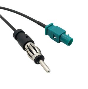 <span class=keywords><strong>Adaptateur</strong></span> d'<span class=keywords><strong>antenne</strong></span> radio de voiture YC, câble pigtail GPS, connecteur <span class=keywords><strong>Fakra</strong></span> C femelle vers DIN, RG174 50 noir 15cm - Product Image 1