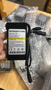OEM充電式DC-168ブラックラップ12V1800mAhリチウムイオンリチウムポリマーバッテリーパックcctvカメラLEDストリップWifiルーター用 - Product Image 5
