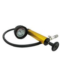 Altertool Testeur de fuite de réservoir d'eau de voiture Manomètre de système de refroidissement Testeur de pression de radiateur Pompe à air
