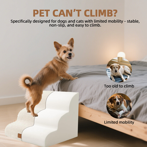 Eco-vriendelijke traagschuim honden- en katten trap, hondenoploop, hondentrap voor bank en <span class=keywords><strong>bed</strong></span>, afneembare waterdichte hoes, OEM ODM - Product Image 2