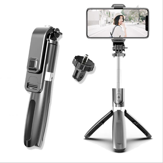 L02 Wireless Selfie Stick with Tripod Stand Remote Control for Mobile Universal Live Camera Multifunction Selfie Stand Holder