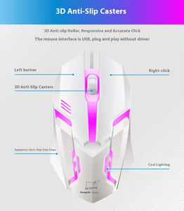 Combo de Teclado y Ratón para Juegos con Cable LED, Teclado Mecánico LED Resistente al Agua para Computadora, Venta Caliente - Product Image 5