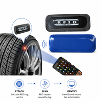 Alien H3 Hitzebeständiger, reißfester UHF-RFID-Reifenpatch-Tag 860-960MHz für Fahrzeugreifen-Tracking