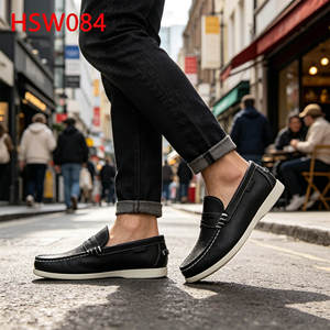 ZYF, Scarpe Penny Blu Scuro Stile Park Walking, Taglia Piccola Disponibile, Design Comodo, Suola in Gomma Resistente, Scarpe da Ponte HSW084 - Product Image 1
