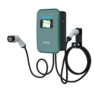 Chargeur de <span class=keywords><strong>voiture</strong></span> <span class=keywords><strong>électrique</strong></span> Bluesky 14kw 32A mural de type 2 avec <span class=keywords><strong>carte</strong></span> RFID, station de <span class=keywords><strong>recharge</strong></span> de <span class=keywords><strong>voiture</strong></span> <span class=keywords><strong>électrique</strong></span> 22kw - Product Image 2