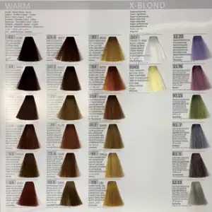 Fabrikanten 77 Kleuren Permanente Voedende Haarkleur Crème Haarverf Haarverf