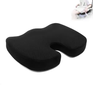 OEM Làm Giảm Áp Lực Xương Sống Đệm Cao Cấp Memory Foam Seat Cushion Với Anti-Slip Bìa Nhà Máy Bán Hàng Trực Tiếp 100% Polyester