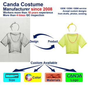 T-shirt de danse rétro années 80 en résille néon pour femme, coupe décontractée en maille douce, haute visibilité, style Mardi Gras/TV/Film, directement de l'usine - Product Image 4