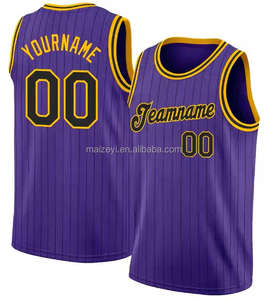 定制设计复古篮球衫批发升华制服定制Logo颜色队名男女装来样定做 - Product Image 5