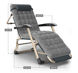 Tumbonas Plegables para Jardín, <span class=keywords><strong>Playa</strong></span>, Piscina, Tumbona Plegable de Metal, Silla Reclinable - Product Image 5