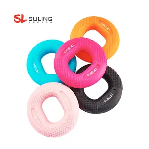 Hot Selling Dual Sterkte Silicone Hand Grip Ring Fitness Vinger Oefening