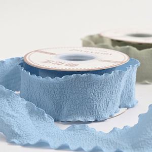 Rubans en mousseline plissés en gros, ruban décoratif pour emballage de bouquets de fleurs fraîches, boîtes à gâteaux et boîtes cadeaux - Product Image 6