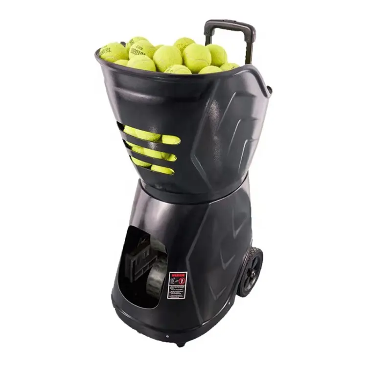 Produits de tennis légers professionnels pour la formation de la machine de balle de tennis intelligente à émetteur automatique avec Logo personnalisé d'application