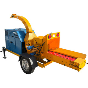 Mobile Wood Wet and Dry <b>Branch</b> Wood Shredding Machine Automatic Feeding Wood - Product Image 5