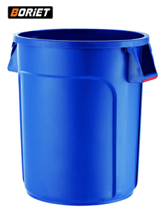 Red 120L Indoor Recycling Waste <b>Bin</b> Lid Standing Plastic Garbage Container <b>Wheelie</b> Space Saving Eco-Friendly ISO9001 Certified - Product Image 2