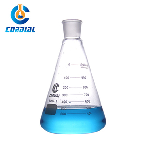 حار بيع حارة قارورة مخروطية واضحة مع فم الأرض للاستخدام المختبري - Product Image 5