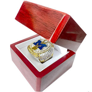 El último juego de anillos de 4 piezas de <span class=keywords><strong>Michigan</strong></span> Champion de alta calidad y asequible para anillos de campeonato de fútbol masculino - Product Image 6