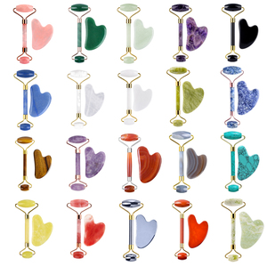 Rouleau de jade anti-âge personnalisé de haute qualité, rouleau de jade facial Xiuyan et Gua Sha - Product Image 6