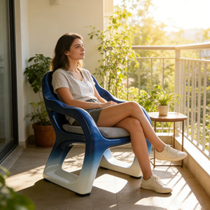 Fauteuil de loisirs durable personnalisé, fauteuil moderne pour <span class=keywords><strong>piscine</strong></span>, jardin, cour, salon, hôtel, terrasse, café, bureau, mobilier de jardin - Product Image 2