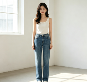 JACK JONES กางเกงยีนส์ผู้ชายรุ่น Jiclark Jos 278 วินเทจ วินเทอร์ มิดไรส์ สเตรท โซลิด มีเดียม วอช ผ้าเดนิมทอ สีน้ำเงิน ไซส์ <span class=keywords><strong>34</strong></span> EU - Product Image 2