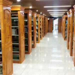 Durable Steel <strong>Wood</strong> Bookshelf Adjustable <strong>Shelves</strong> for Library Furniture - Product Image 6