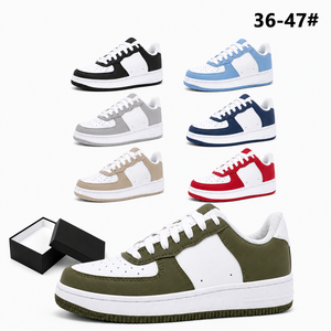 Zapatillas Deportivas Casuales Transpirables de Caña Baja, Unisex, con Parte Superior de Cuero, Suela Plana Antideslizante, para Caminar a Diario - Product Image 3
