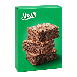 กล่องบรรจุภัณฑ์กระดาษผสมบราวนี่ฟัดจ์ฟัดจ์ฟัดจ์คลาสสิกเกรดอาหารแบบกำหนดเอง - Product Image 2