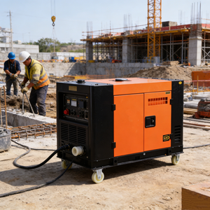 Generador Eléctrico Diésel Silencioso con Certificación CE ISO, 18kVA 15kW, Arranque Eléctrico, para Obras y Hospitales - Product Image 3
