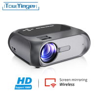 Projecteur de cinéma maison Touyinger T8 4000 lumens 720p LED avec haut-parleur intégré, mini projecteur vidéo portable