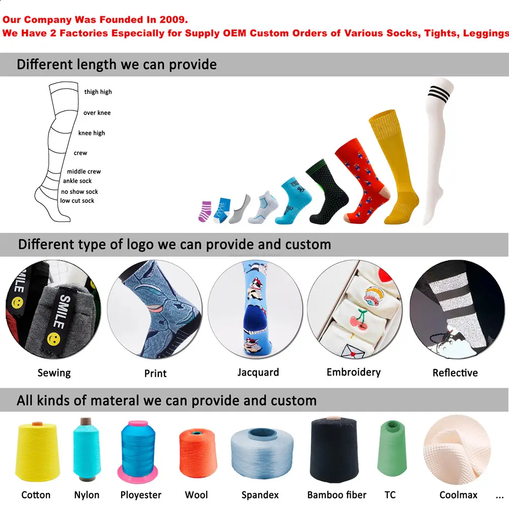 Großhandel individuelle Socken OEM-Design Ihre eigene Socke individuelles Logo Baumwolle Unisex Mannschaftssocken Herren