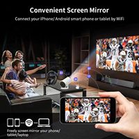 Projecteur intelligent Android 12 le plus récent pour cinéma maison, projecteur portable auto HD, projecteur vidéo mini 4K Hy300