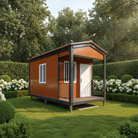Maisons conteneurs en acier à motifs imitation bois, démontables, pour usage scolaire, commercial, de bureau, unités résidentielles polyvalentes