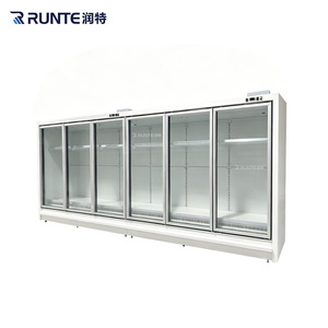 Refrigerador Comercial con Puerta de Vidrio, Enfriador de Bebidas para Tienda, Modelo LKJ-FD, Diseño Elegante, Marco Estrecho de Aluminio - Product Image 3