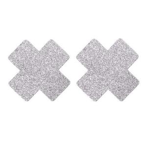 Patch mamelon jetable à paillettes croisées poudre clignotante Patch mamelon sexy anti-éblouissement - Product Image 5