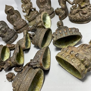 Vente en gros de petites statues de <span class=keywords><strong>Bouddha</strong></span> en alliage de bronze finition antique de style Qingming, fournitures pour les marchés de rue vintage - Product Image 5