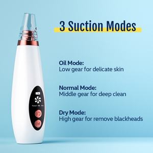 Nettoyeur de pores facial électronique, aspirateur pour le visage, nettoyage en profondeur des pores, élimination de l'acné et des boutons, aspirateur facial pour les comédons - Product Image 2
