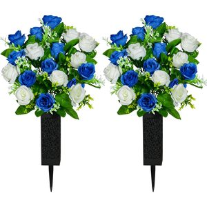 Cesta <span class=keywords><strong>de</strong></span> <span class=keywords><strong>flores</strong></span> hueca para jardín, patio exterior, césped, ceremonia <span class=keywords><strong>de</strong></span> limpieza <span class=keywords><strong>de</strong></span> <span class=keywords><strong>tumbas</strong></span>, culto a los antepasados, cementerio, cesta para arreglos florales - Product Image 2