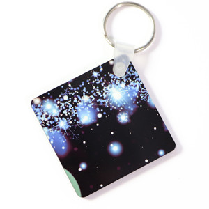 Bán Buôn Rẻ Nhất Hai Mặt Quảng Trường Keyring MDF Tùy Chỉnh Bằng Gỗ Trống <span class=keywords><strong>Keychain</strong></span> Cho Thăng Hoa - Product Image 5