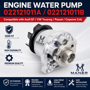 Pompe à eau moteur MANER 022121011A 022121011B pour VW Passat CC EOS Magotan Phaeton Touareg Audi Q7 VR6 3.2 3.6 Garantie 18 mois - Product Image 4