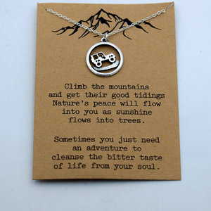 Collar de montaña I must go, joyería de aventura - Product Image 6