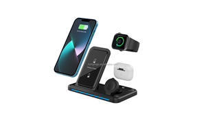 Vente en gros 2025 Modèle de haute qualité 3-en-<span class=keywords><strong>1</strong></span> PD 3.0 Fonction 15W Station de charge sans fil pliable Smartphones <span class=keywords><strong>Chargeur</strong></span> 3-en-<span class=keywords><strong>1</strong></span> - Product Image 4