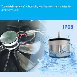 Whirly Bird Ventilateurs à flux axial industriels DC24V Serre <span class=keywords><strong>de</strong></span> bétail <span class=keywords><strong>Hotte</strong></span> <span class=keywords><strong>de</strong></span> poulailler Grande Ventilation d'usine pour ferme avicole - Product Image 4