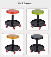 WZAUTO - Outils pour véhicules en gros - Chaise à roulettes dédiée - Tabouret de garage - Siège pour le detailing automobile - Siège à roulettes