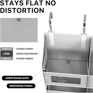 Organizador de puerta Simple Houseware con 10 bolsillos, color gris, tipo gancho, para despensa, armario, montaje en pared - Product Image 6