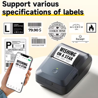 Printer Label Thermal Portabel Y50 Mini untuk Pembuat Stiker Perekat Diri Multifungsi Kecepatan Tinggi 203dpi Stok Kantor